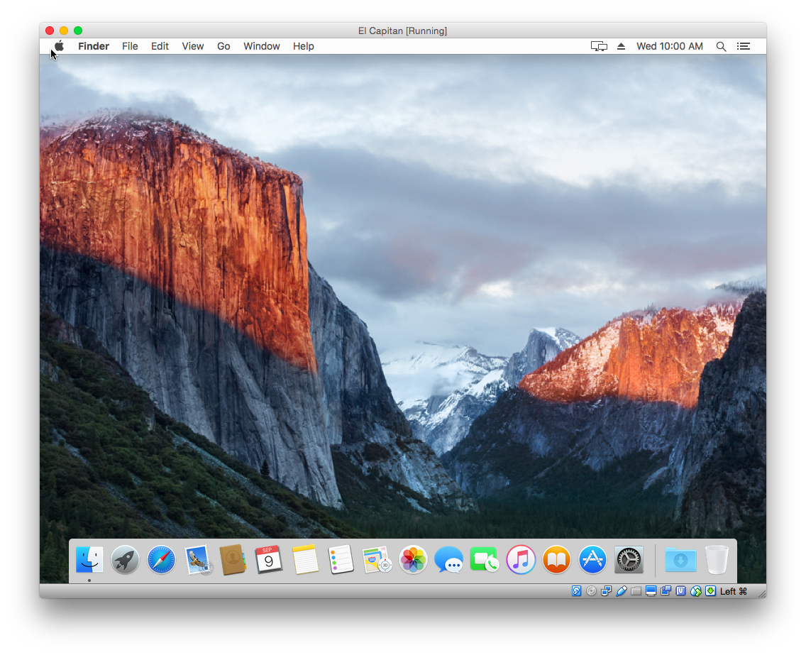 OS X El Capitan on VirtualBox